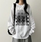 NT グラディエントノイズプリンティド長袖Tシャツ