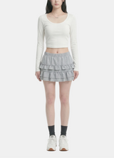 Lovely Frill Mini Skirt