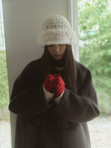 Eskimo Fakefur Beanie - Ivory