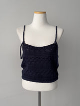 Garlic Punched Knit Bustier