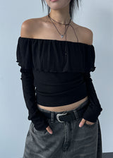 WAVE OFF SHOULDER TEE