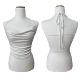 HALTERNECK DRAPE SLEEVELESS