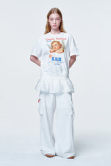 ルーズフィットTシャツ エンジェルフェイス