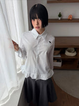SOFT UNBALANCE FLARE SKIRT