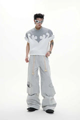 Burnout Rhinestone Cotton Tee