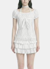 Moya Ribbon Chiffon Blouse