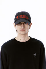 NEW VISION DESTROYED WASHED CAP (RED)