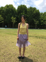 Rose Emblem Halterneck Sleeveless (8color)