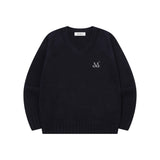 ノアールラグランVネックニット (3Color)