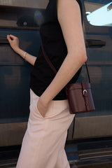 TRONCO BAG MINI BURGUNDY