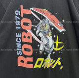 ライトロボットプリンティングショートスリーブTシャツ