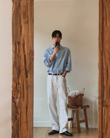 Fate Semi-Wide Cotton Pants