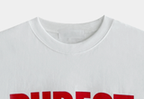 Look Number Purest Lettering Print Overfit Short Sleeve