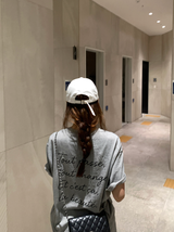 Rear Mer Lettering Short Sleeve T-shirt / 3 colors