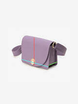 ISLE MINI shoulder leather bag / Purple Lilac