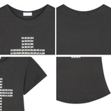 アント メタリック クロス スリムTシャツ