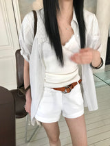 Shape Stripe Shirt (2 colors)