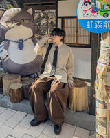 リニアストライプオーバーシャツ