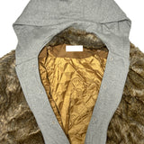 Hood bear fur jumper