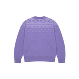 Nordic knit Cardigan_Violet