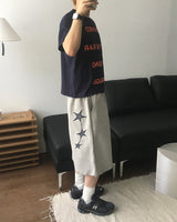 Ins レタリング半袖T