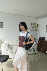 ORIENTAL WOOD RING TUBE TOP
