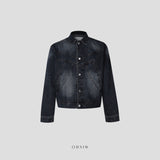 Sculp Crop Western Denim Jacket (No.848)