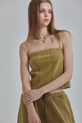 BUNDLE SLEEVELESS TOP