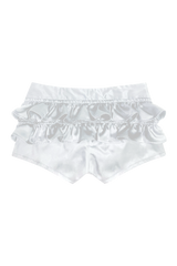 FRILL MICRO PANTS (WHITE)