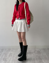 Tiered Flare Mini Skirt
