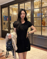 Ringti mini dress & tie set