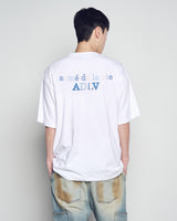 26SS トリプルチェーンエンボスベーシックロゴ半袖Tシャツ