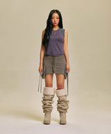 CROSS WING TWO TONE SLEEVELESS_PU