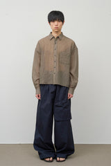 Crush Tencel Cropped Shirt