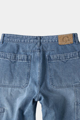 インシジョンダブルニーカーペンターパンツ (Washed Blue)
