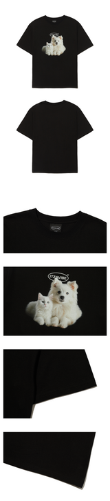 CAT&DOG FRIENDS T SHIRT