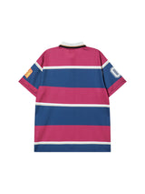 STRIPE POLO SHIRTS (NAVY)