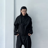 Structured Seam Hooded Jacket