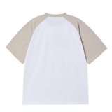 25SS コネクトロゴラグランショートスリーブTシャツ ブ エッセンシャルベージュ