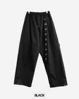 Eyelet Snap Curved Pants
