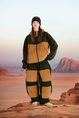OPEN 4 POCKET WIDE TRACK PANTS DEEP KHAKI / CORDUROY BROWN