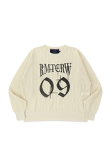 09 クロシェットニット