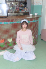 SWEETIE FRILLY TULLE SKIRT (WHITE)
