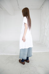 light washing bermuda denim pants