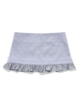 メッシュ スター ラッフル ミニスカート(BLUE)