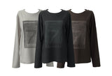 リブセブングラフィックニットTシャツ (3color)