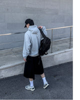 イージーサイドスナップバミューダスウェットパンツ