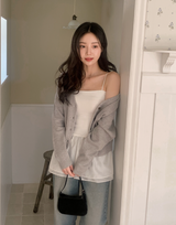 [SHOPPERMADE] Chiffon Flare Layered Sleeveless Mini Dress