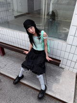  BALLOON CARGO STRING SKIRT