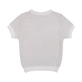 [FANCY X DUSTY] ダスティーサロンクロップニット (IVORY) F25NM1006